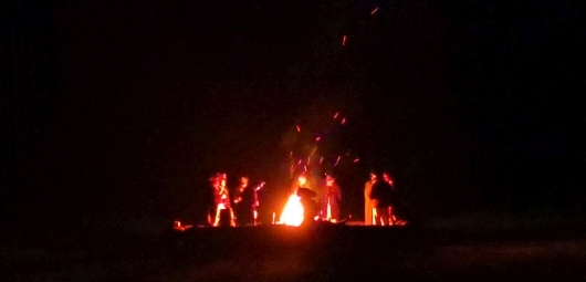 Le feu de l'ennemi.